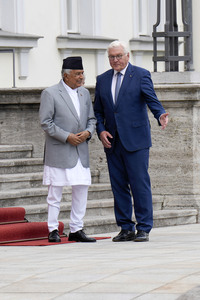 Begrüßung des Präsidenten von Nepal in Berlin