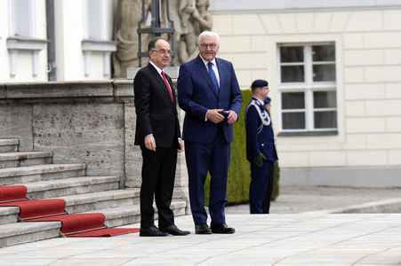 Begrüßung des Präsidenten der Republik Albanien in Berlin