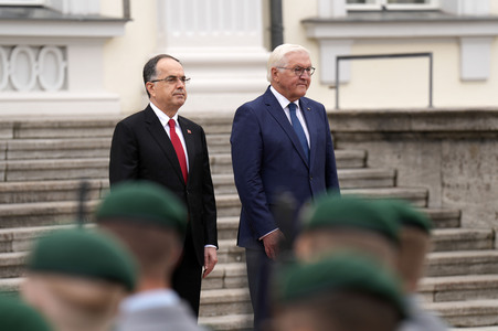 Begrüßung des Präsidenten der Republik Albanien in Berlin