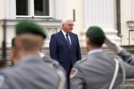 Begrüßung des Präsidenten der Republik Albanien in Berlin