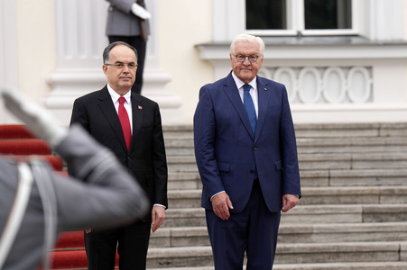 Begrüßung des Präsidenten der Republik Albanien in Berlin