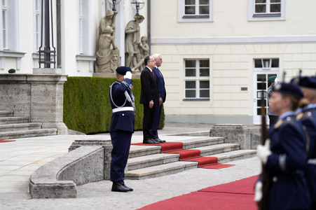 Begrüßung des Präsidenten der Republik Albanien in Berlin