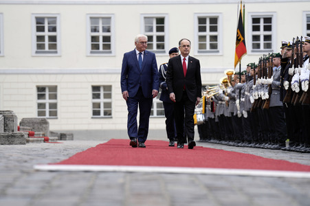 Begrüßung des Präsidenten der Republik Albanien in Berlin
