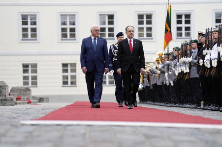 Begrüßung des Präsidenten der Republik Albanien in Berlin