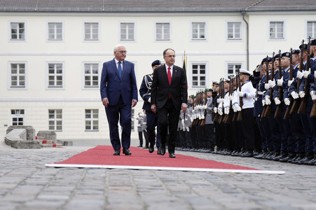 Begrüßung des Präsidenten der Republik Albanien in Berlin