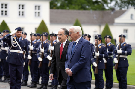 Begrüßung des Präsidenten der Republik Albanien in Berlin