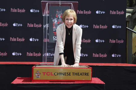 Hand and Footprint Ceremony mit Carol Burnett in Los Angeles
