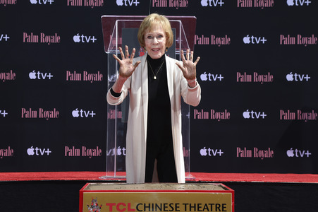 Hand and Footprint Ceremony mit Carol Burnett in Los Angeles
