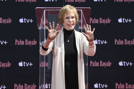 Hand and Footprint Ceremony mit Carol Burnett in Los Angeles