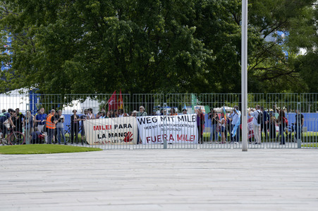 Empfang des Präsidenten von Argentinien in Berlin