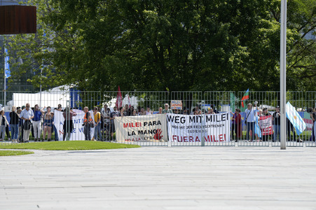 Empfang des Präsidenten von Argentinien in Berlin