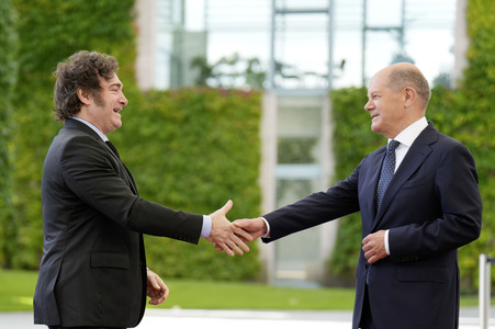 Empfang des Präsidenten von Argentinien in Berlin