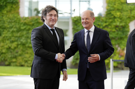 Empfang des Präsidenten von Argentinien in Berlin