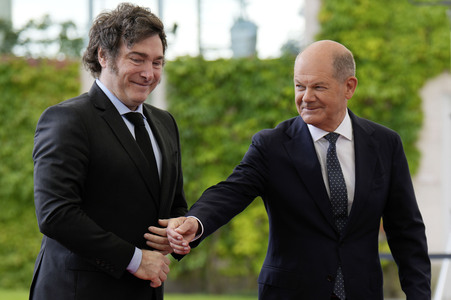 Empfang des Präsidenten von Argentinien in Berlin