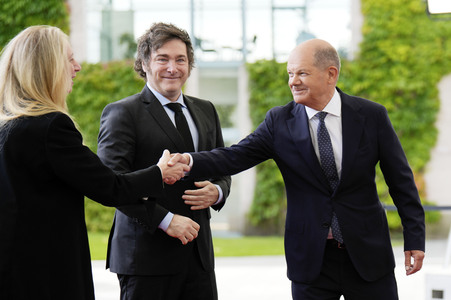 Empfang des Präsidenten von Argentinien in Berlin