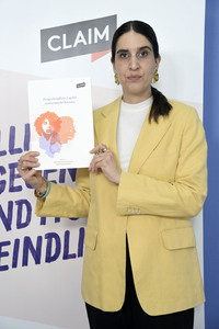 Pressekonferenz von CLAIM in Berlin