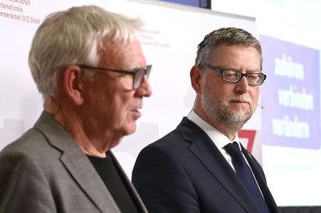 Jahrespressekonferenz 2024 der Deutschen Gesellschaft für internationale Zusammenarbeit in Berlin