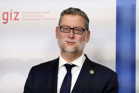 Jahrespressekonferenz 2024 der Deutschen Gesellschaft für internationale Zusammenarbeit in Berlin