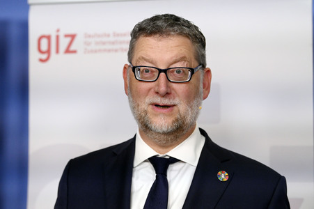 Jahrespressekonferenz 2024 der Deutschen Gesellschaft für internationale Zusammenarbeit in Berlin