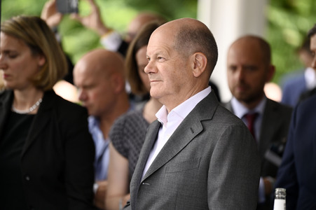 Olaf Scholz bei Siemens in Berlin