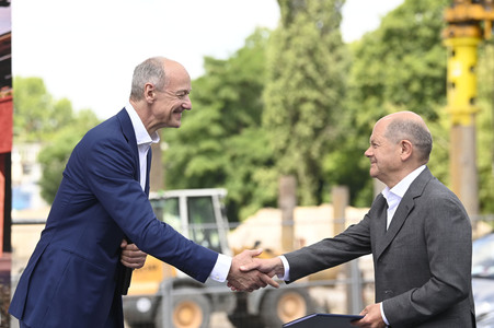 Olaf Scholz bei Siemens in Berlin