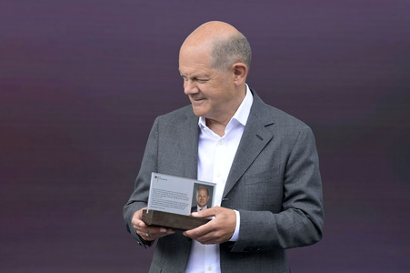 Olaf Scholz bei Siemens in Berlin