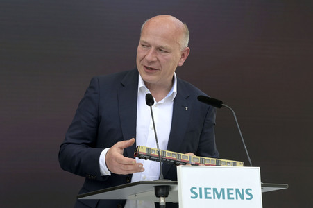 Olaf Scholz bei Siemens in Berlin
