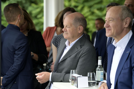 Olaf Scholz bei Siemens in Berlin