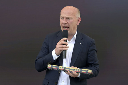 Olaf Scholz bei Siemens in Berlin