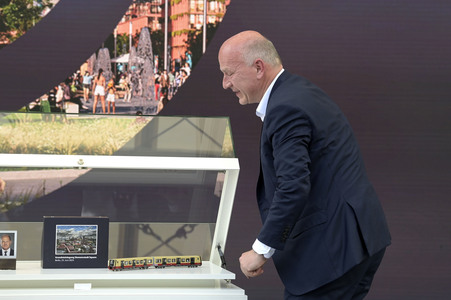 Olaf Scholz bei Siemens in Berlin