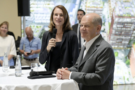 Olaf Scholz bei Siemens in Berlin