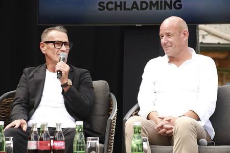 Pressekonferenz mit Sting, Bryan Adams und Simply Red in Schladming