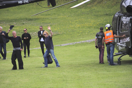 Pressekonferenz mit Sting, Bryan Adams und Simply Red in Schladming