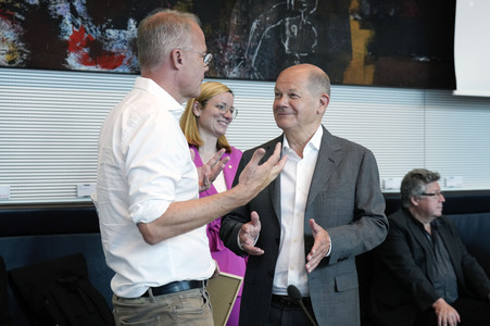 Fraktionssitzung der SPD-Bundestagsfraktion in Berlin