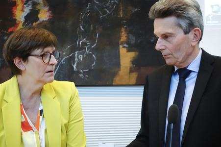 Fraktionssitzung der SPD-Bundestagsfraktion in Berlin