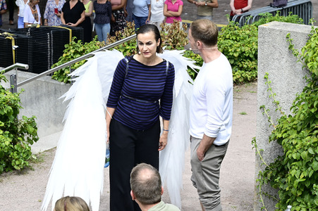 Theaterprobe 'Jedermann' in Weimar