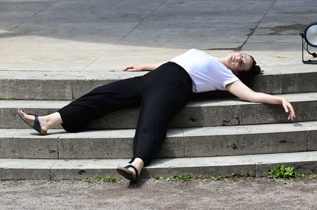 Theaterprobe 'Jedermann' in Weimar