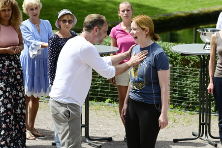 Theaterprobe 'Jedermann' in Weimar