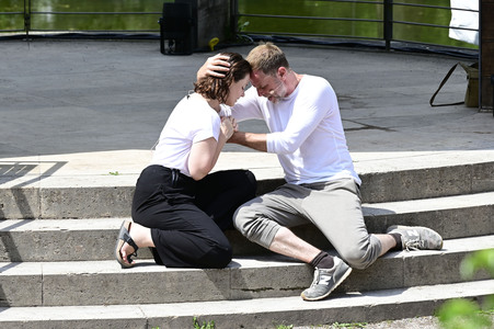 Theaterprobe 'Jedermann' in Weimar