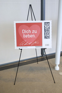 Präsentation der Roland Kaiser-Briefmarken in Bonn