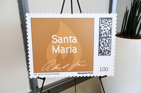 Präsentation der Roland Kaiser-Briefmarken in Bonn