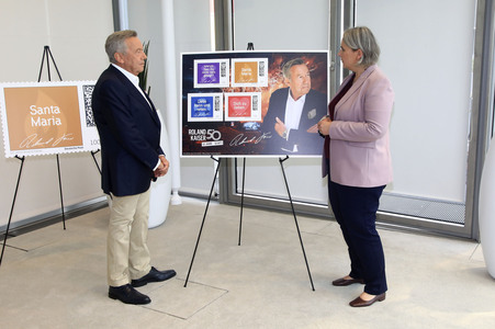 Präsentation der Roland Kaiser-Briefmarken in Bonn