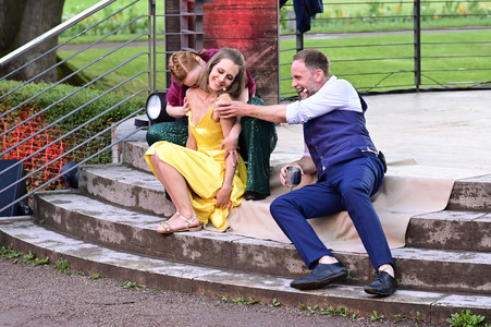 Generalprobe 'Jedermann' in Weimar