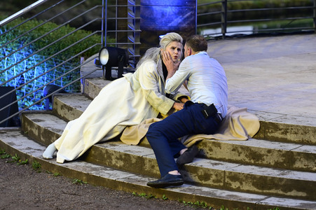 Generalprobe 'Jedermann' in Weimar