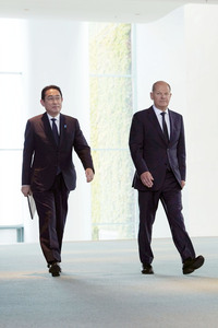 Empfang des Premierministers von Japan in Berlin
