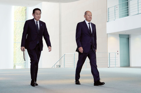 Empfang des Premierministers von Japan in Berlin