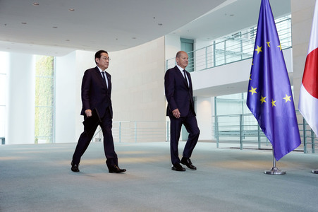 Empfang des Premierministers von Japan in Berlin