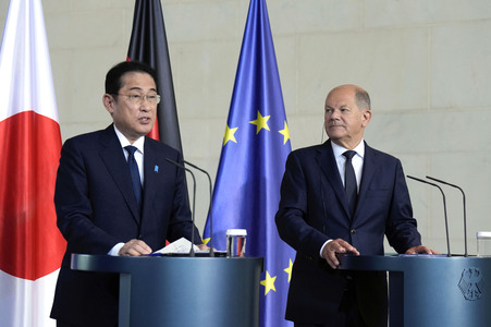 Empfang des Premierministers von Japan in Berlin