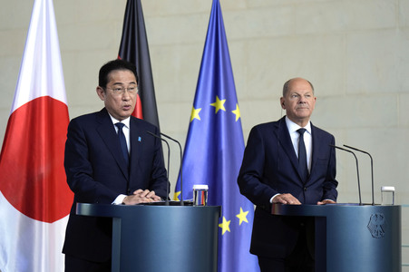 Empfang des Premierministers von Japan in Berlin