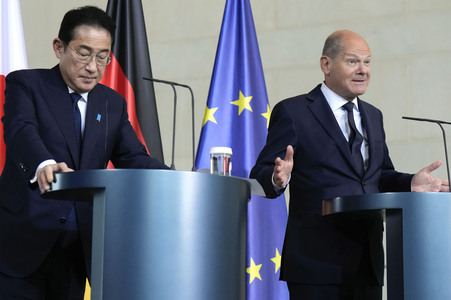 Empfang des Premierministers von Japan in Berlin